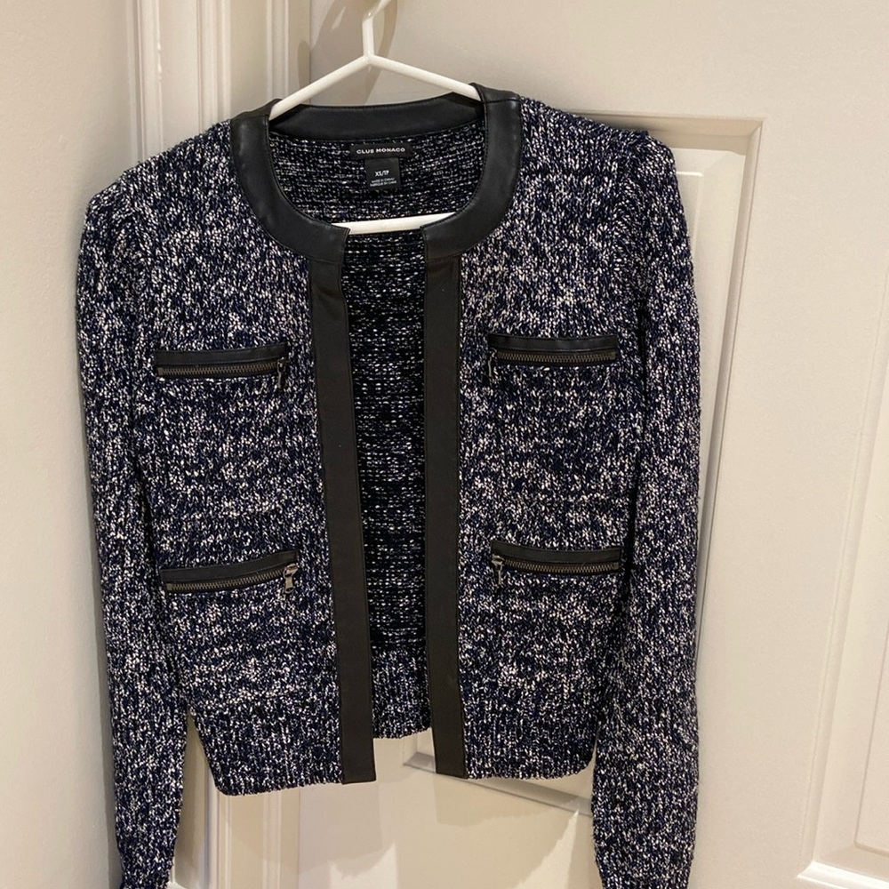 Club Monaco cropped cardigan